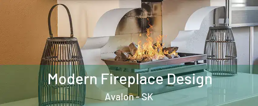 Modern Fireplace Design Avalon - SK