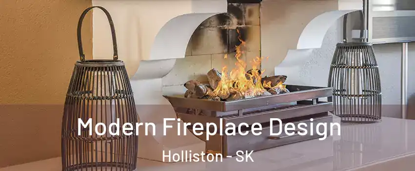 Modern Fireplace Design Holliston - SK
